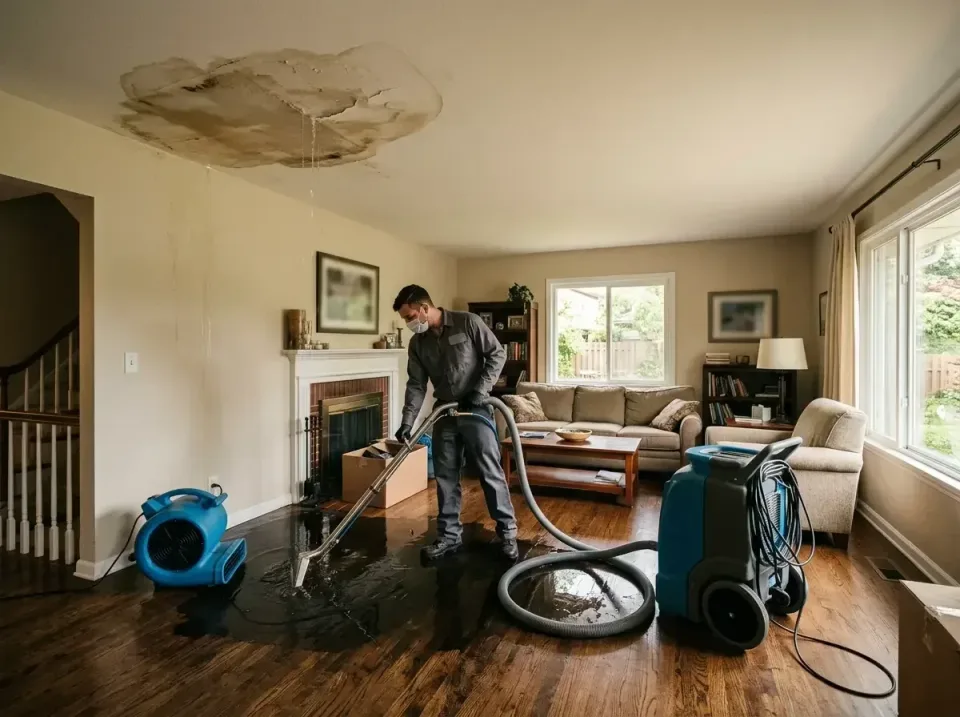 attic-pipe-burst-ceiling-drip-008 — frequently asked questions, Water Damage Restoration & Carpet Care in Flint, MI